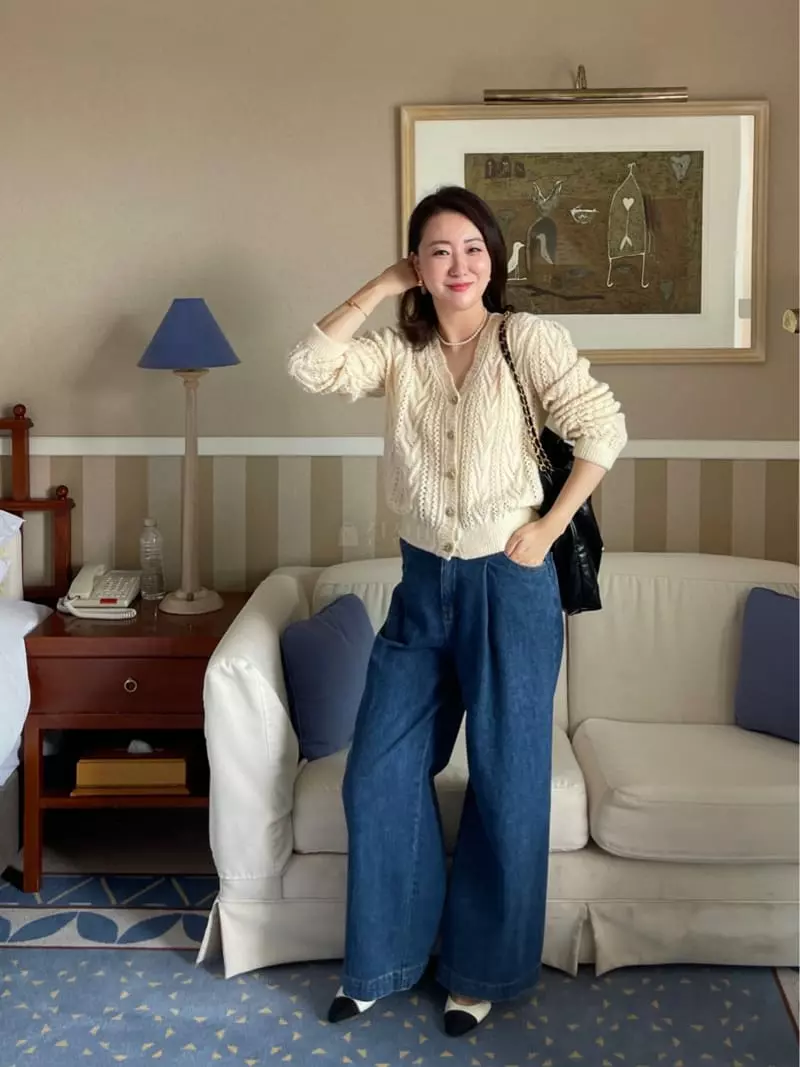 After Glow - Korean Women Fashion - #romanticstyle - Daim o Hair Cardigan - 4