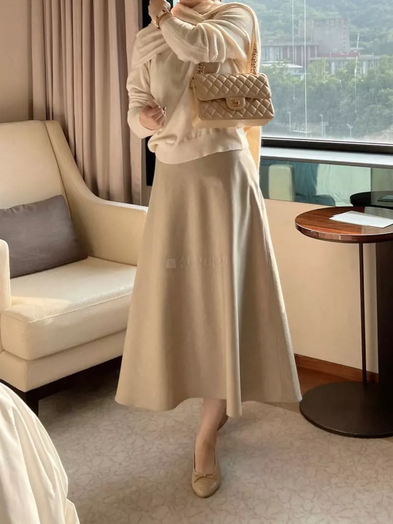 After Glow - Korean Women Fashion - #thatsdarling - Dear Whole Skirt - 7