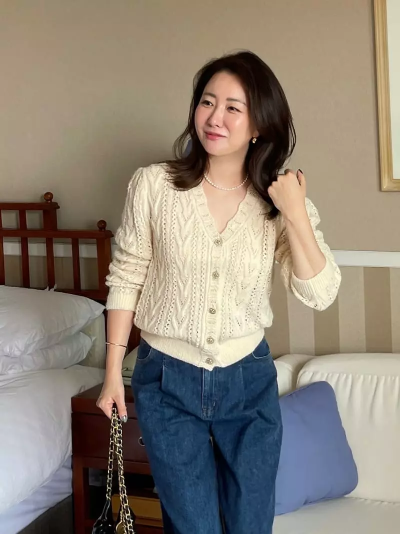 After Glow - Korean Women Fashion - #thelittlethings - Daim o Hair Cardigan - 6