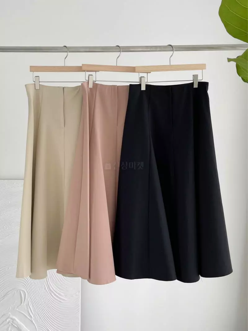 After Glow - Korean Women Fashion - #womensfashion - Zig Zag Whole Skirt