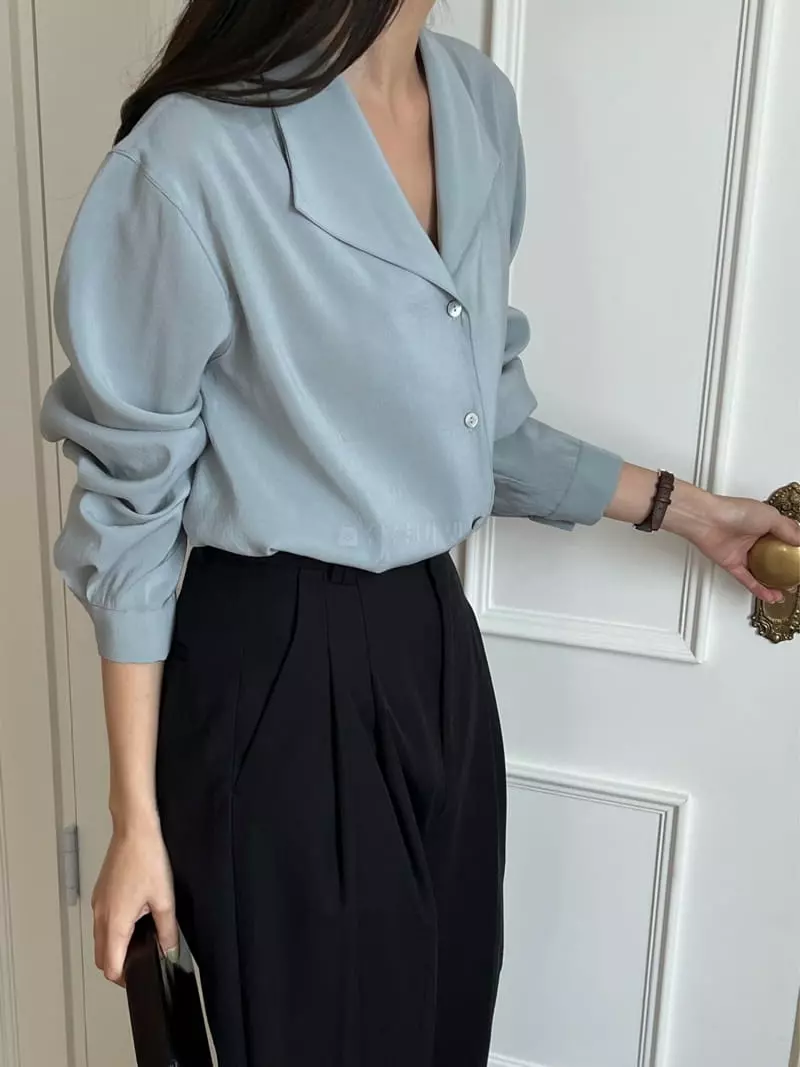 Alamode - Korean Women Fashion - #momslook - Open Blouse