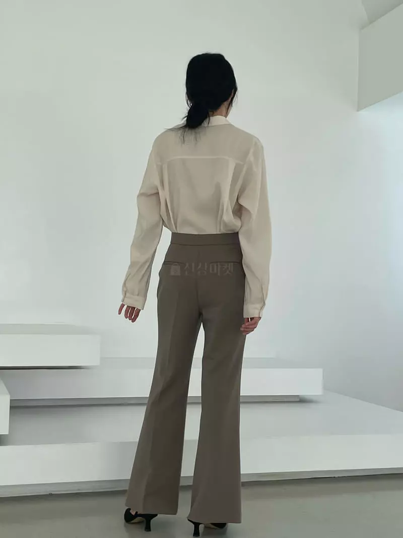 Alamode - Korean Women Fashion - #momslook - Open Blouse - 3