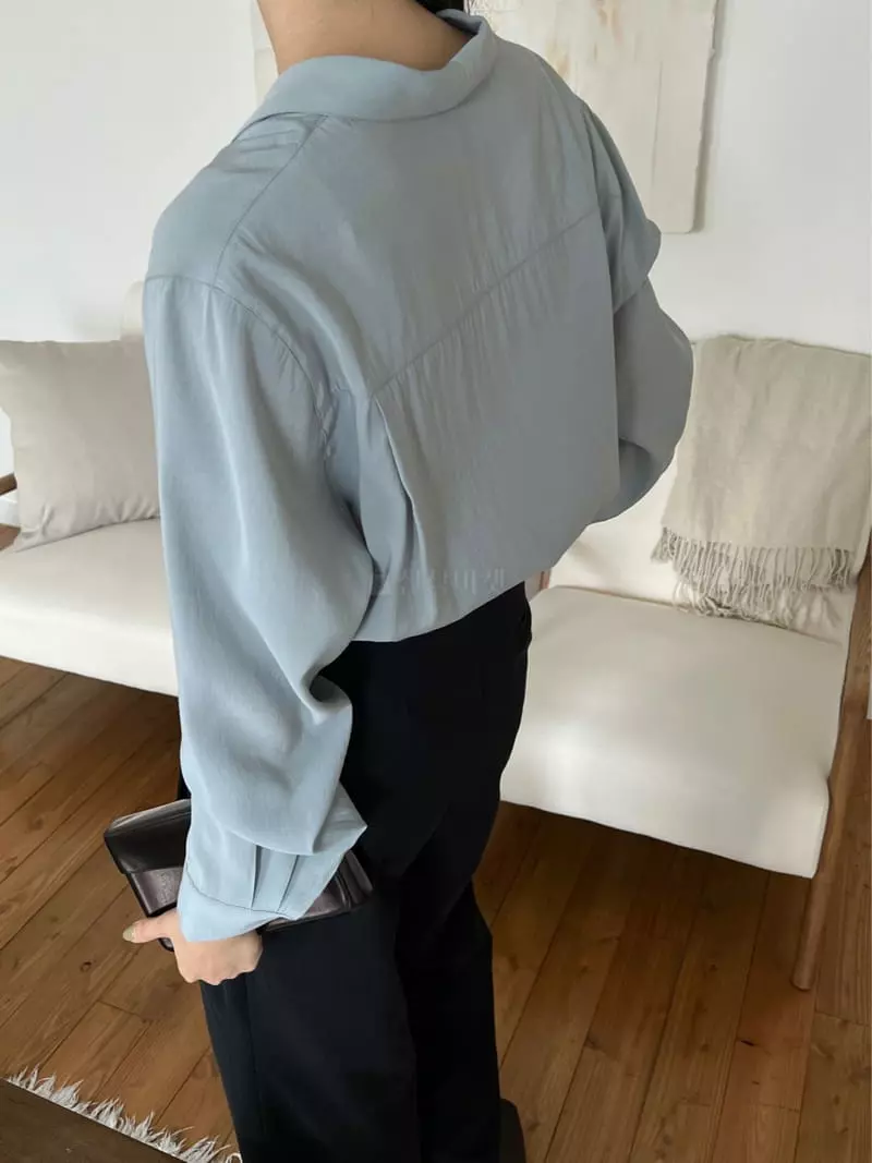 Alamode - Korean Women Fashion - #momslook - Open Blouse - 5