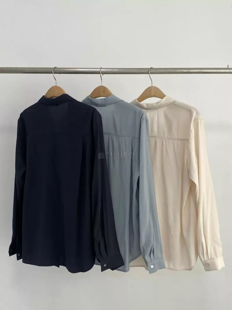 Alamode - Korean Women Fashion - #momslook - Open Blouse - 7