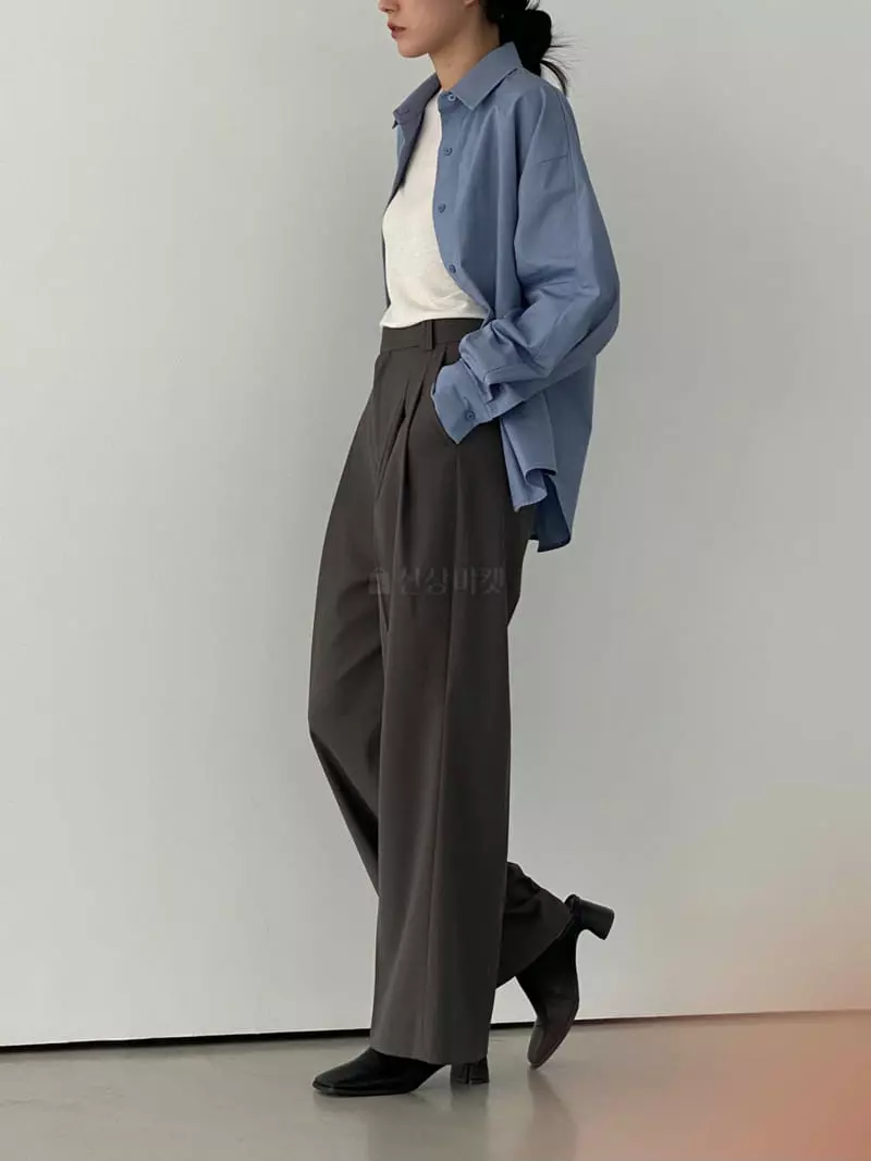 Alamode - Korean Women Fashion - #momslook - Folder Shirt - 6
