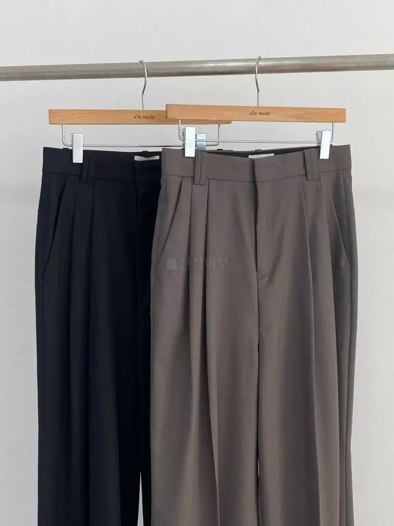 Alamode - Korean Women Fashion - #momslook - Low Pants - 3