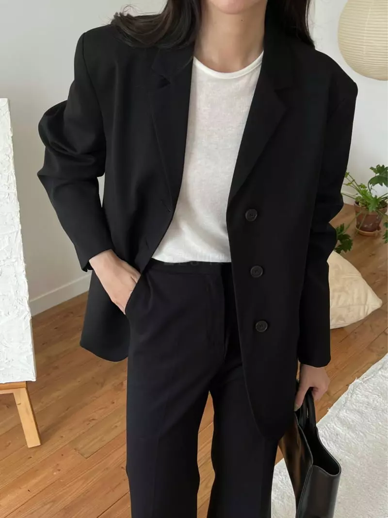 Alamode - Korean Women Fashion - #momslook - All Low Jacket - 5