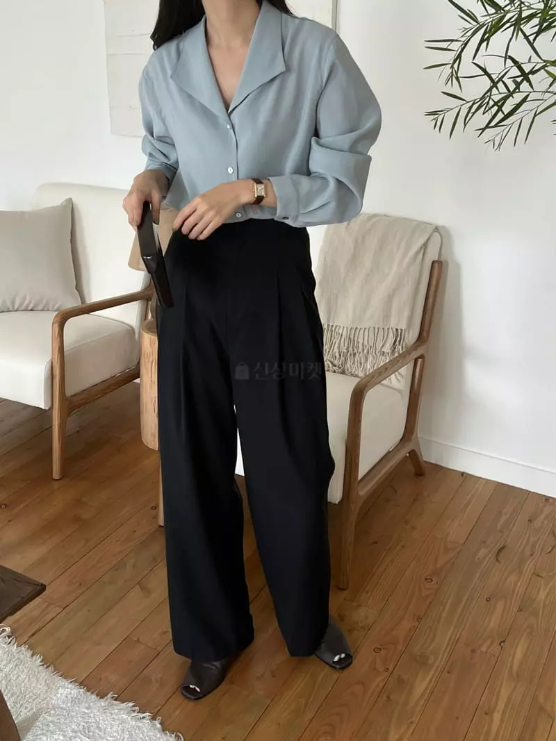 Alamode - Korean Women Fashion - #womensfashion - Open Blouse - 2