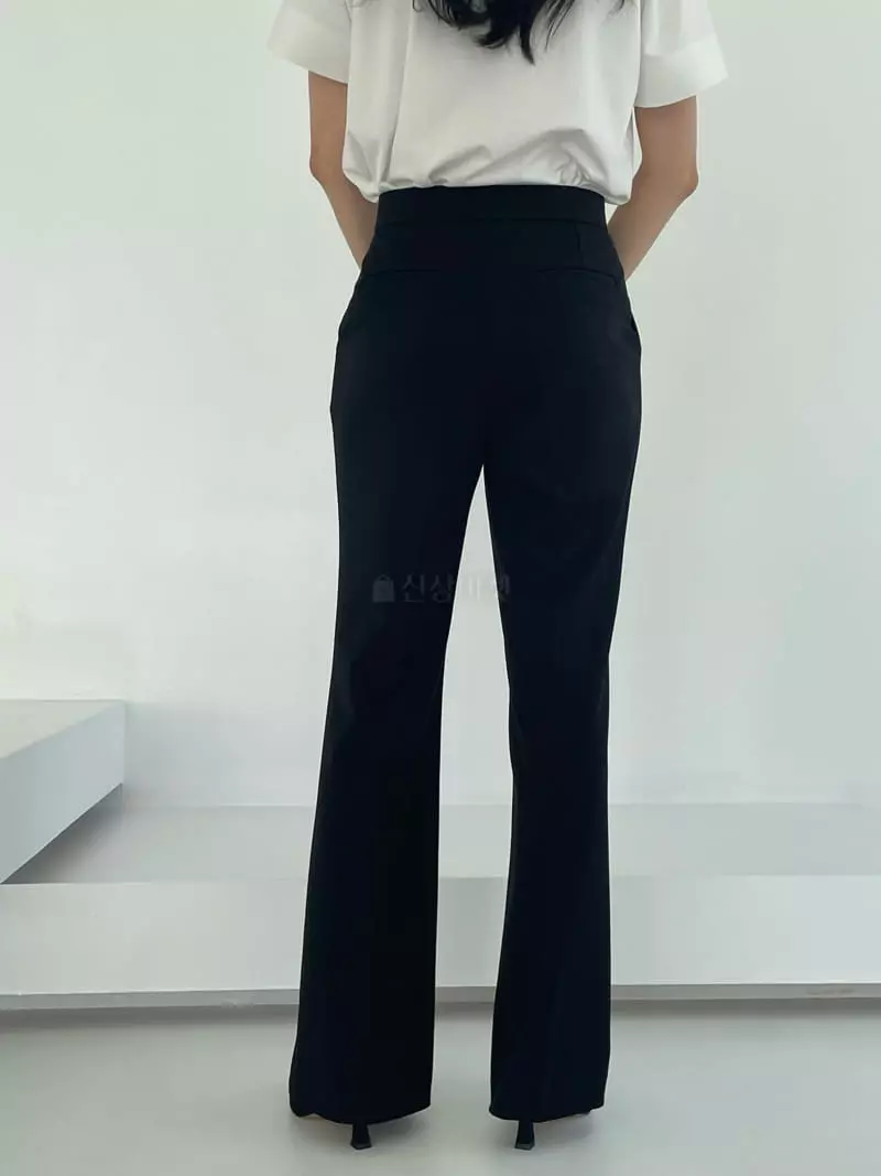 Alamode - Korean Women Fashion - #womensfashion - Bootscut Pants - 7