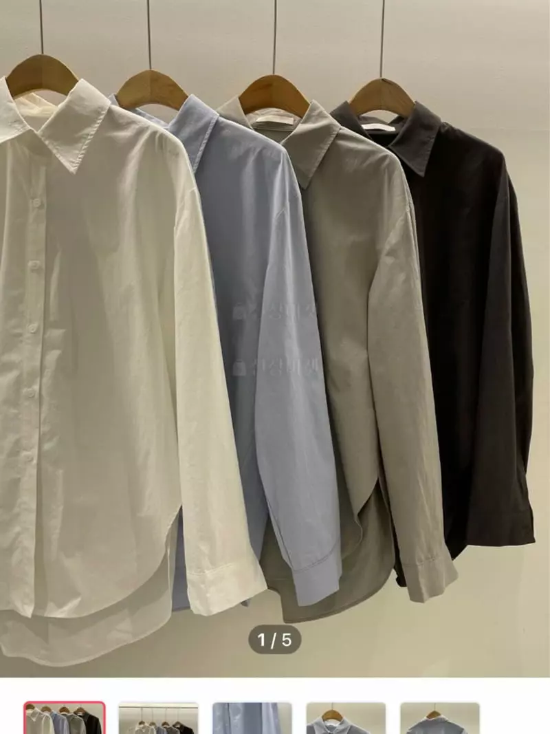 Alike - Korean Women Fashion - #momslook - Daily Cottob Shirt - 5