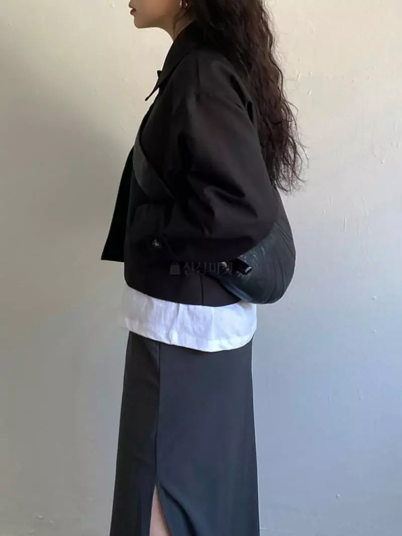 Alike - Korean Women Fashion - #momslook - Trench Short Jacket - 2