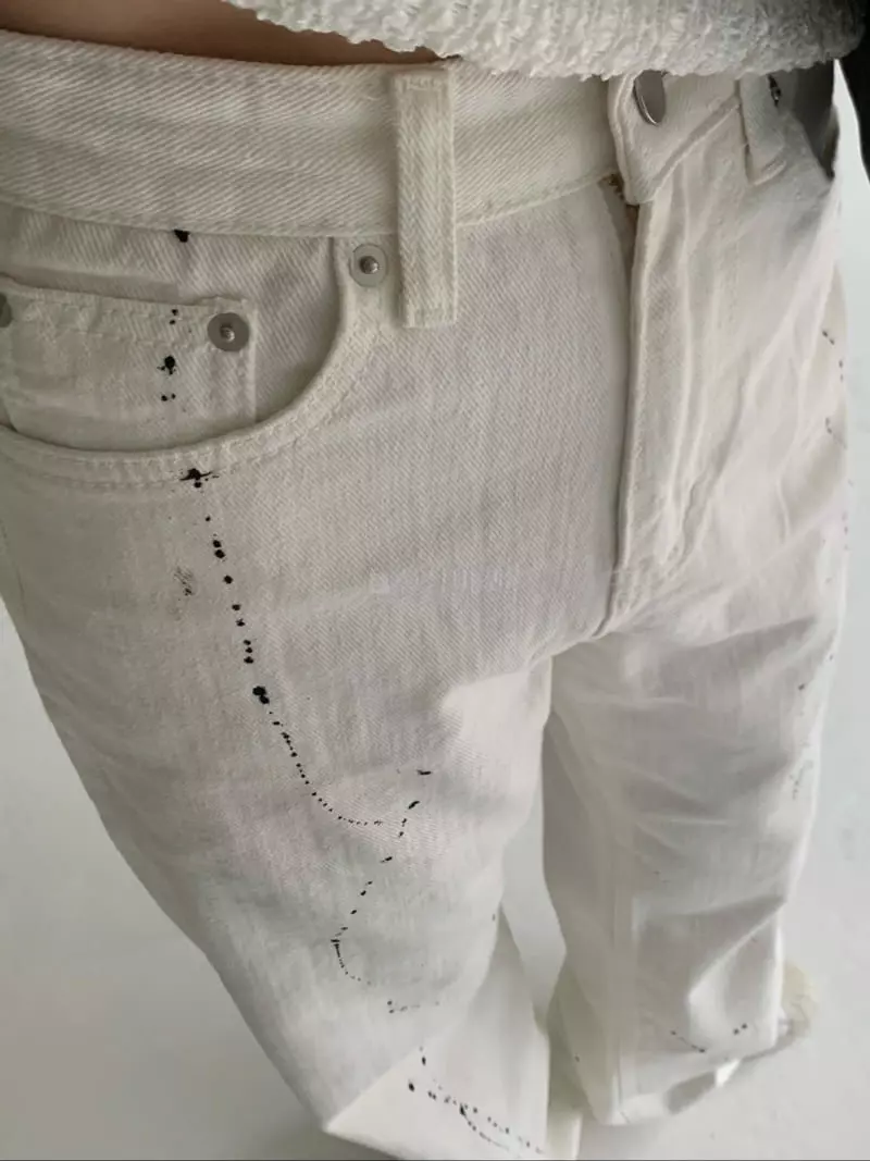 Alike - Korean Women Fashion - #momslook - Painting Pants - 5