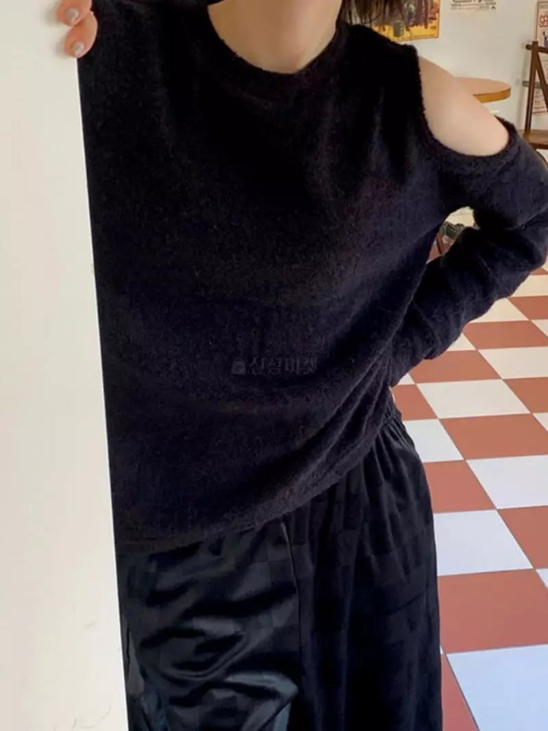 Alike - Korean Women Fashion - #womensfashion - Breads Slit Knits - 7