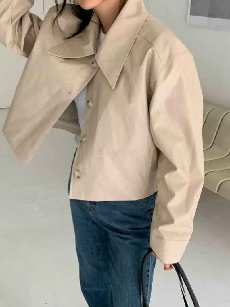 Alike - Korean Women Fashion - #womensfashion - Single Leather Jacket - 9