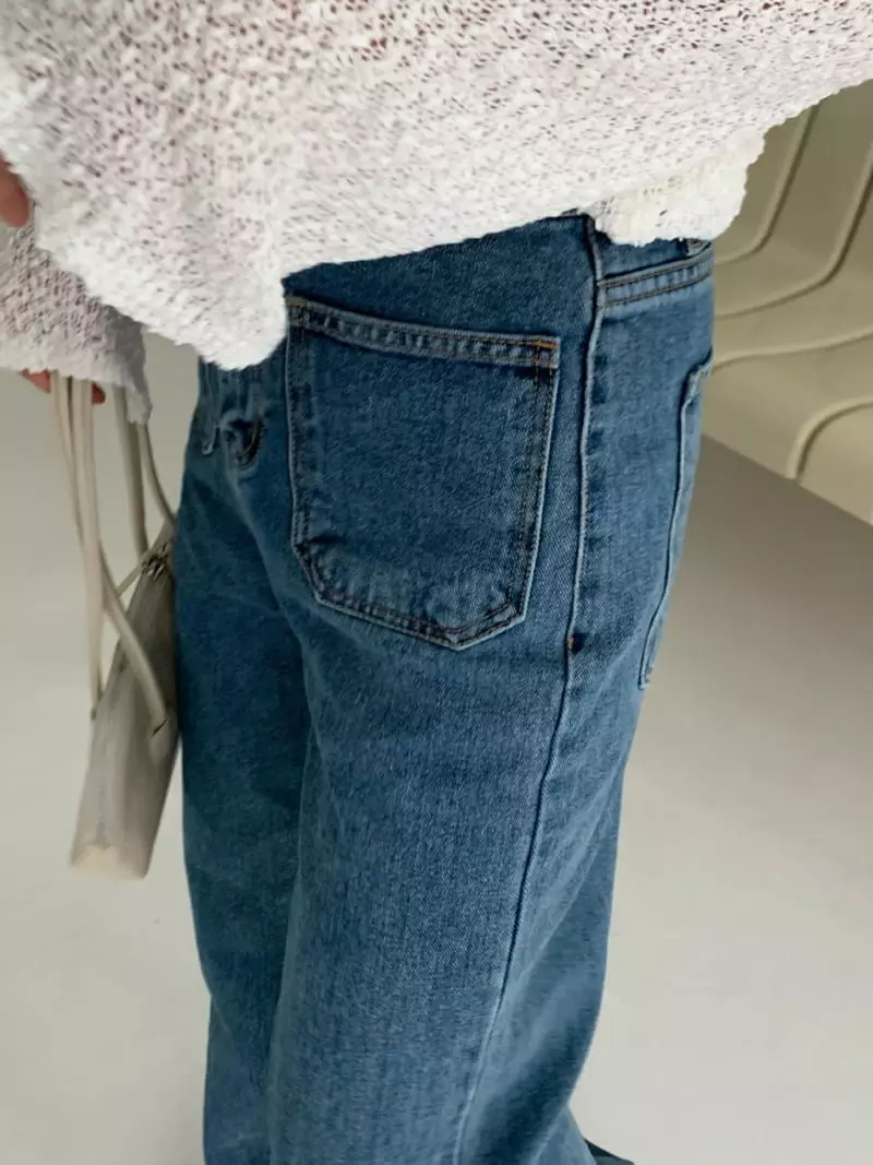 Alike - Korean Women Fashion - #momslook - Two Pocket Jeans - 4