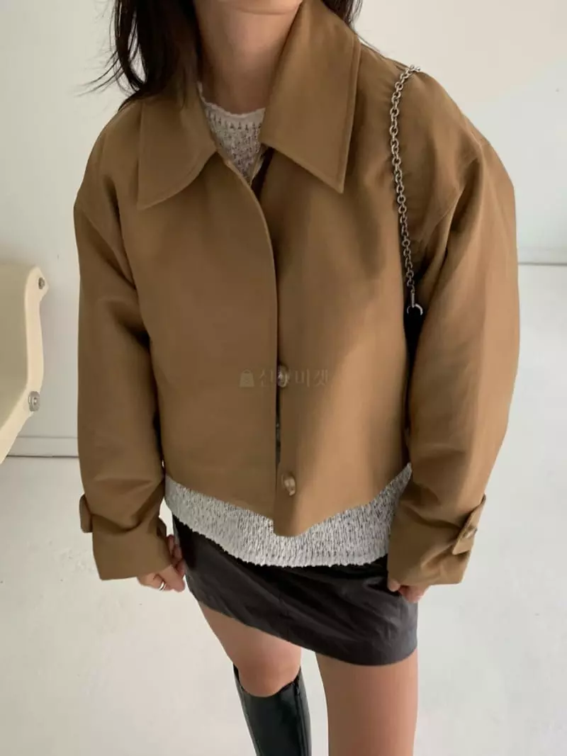 Alike - Korean Women Fashion - #womensfashion - Trench Short Jacket - 5