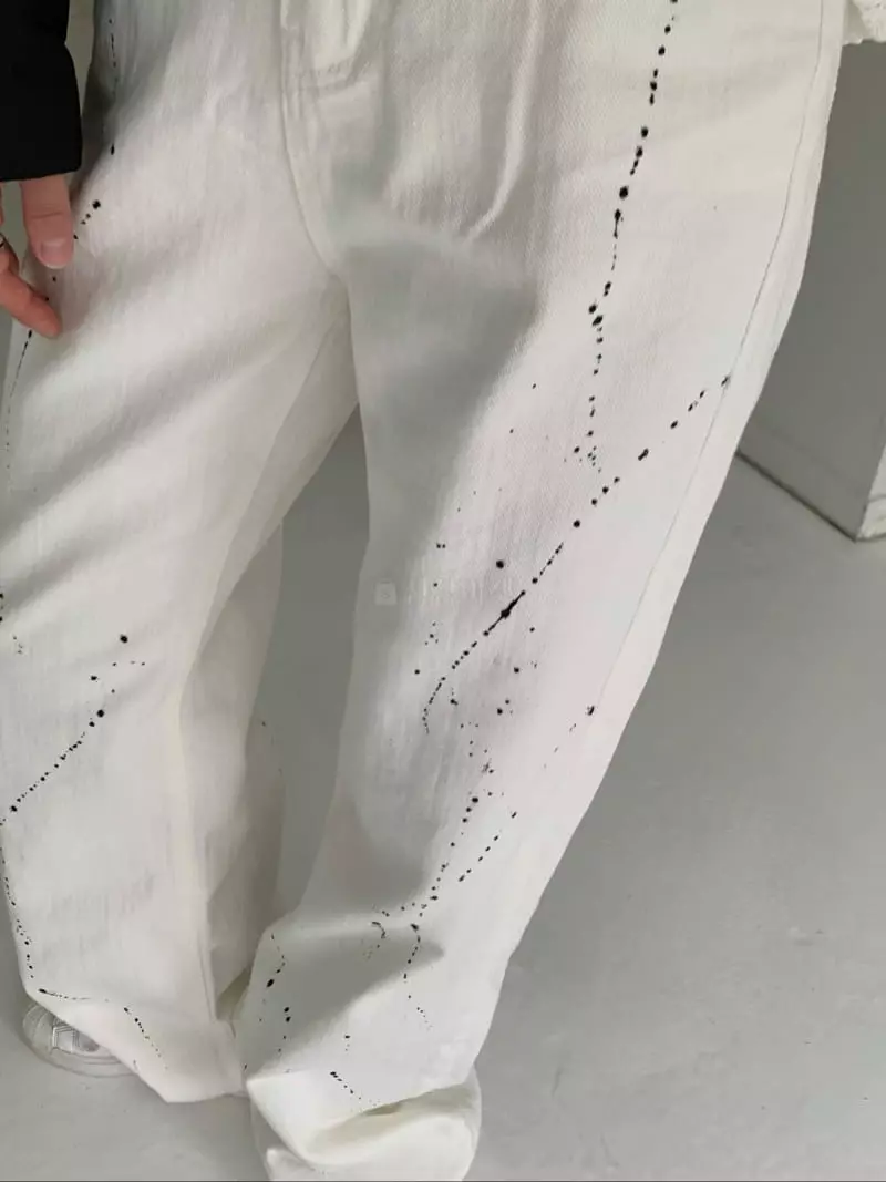 Alike - Korean Women Fashion - #womensfashion - Painting Pants - 6