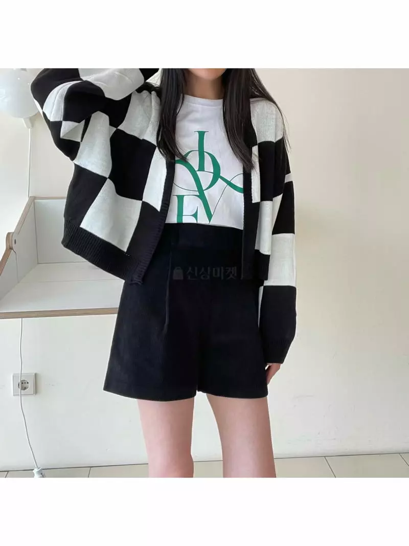 All Vibe - Korean Women Fashion - #shopsmall - Checker Robe Cardigan - 4