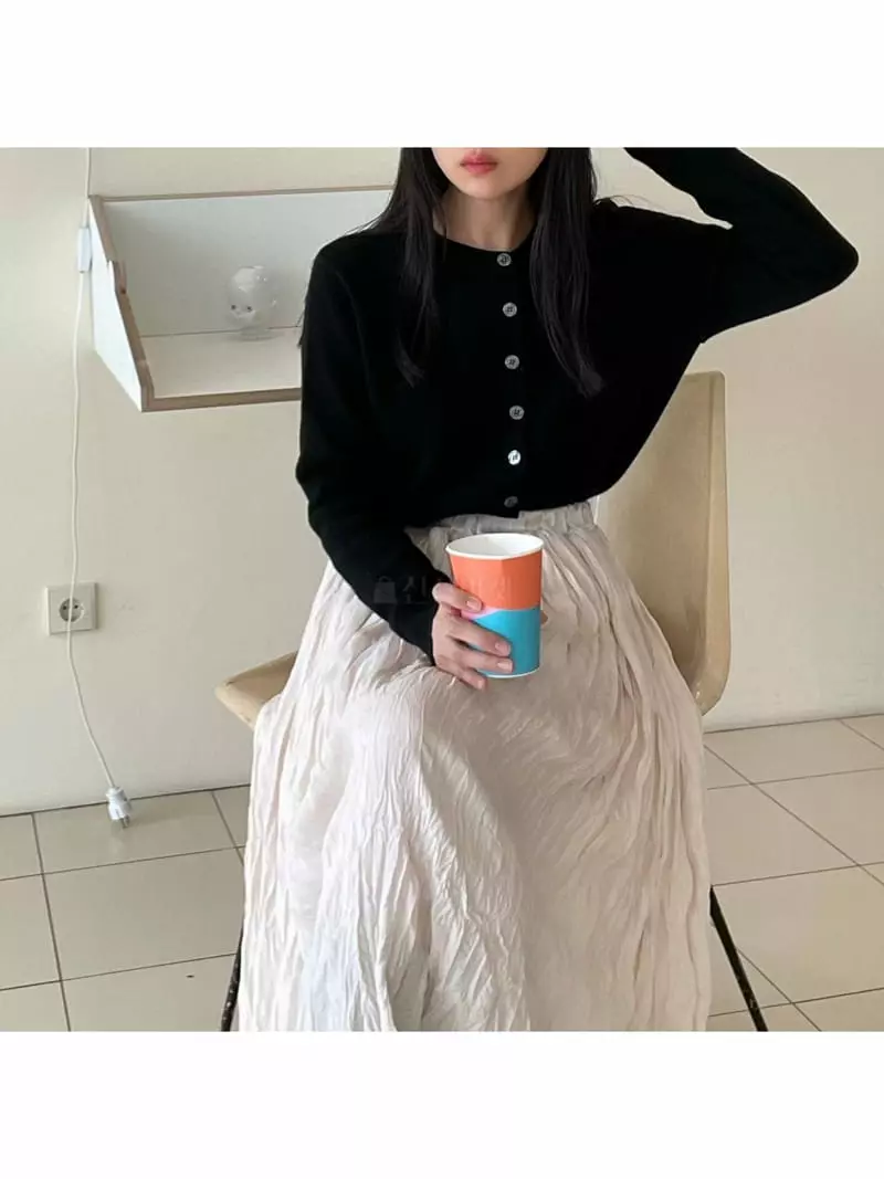 All Vibe - Korean Women Fashion - #vintageinspired - Shinning Long Skirt - 4