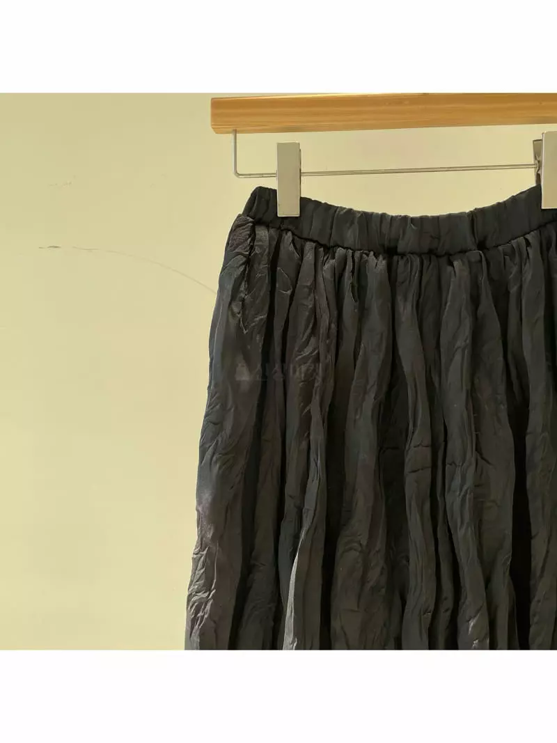 All Vibe - Korean Women Fashion - #womensfashion - Shinning Long Skirt - 12
