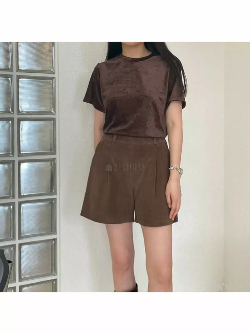 All Vibe - Korean Women Fashion - #womensfashion - Rib Shorts - 12