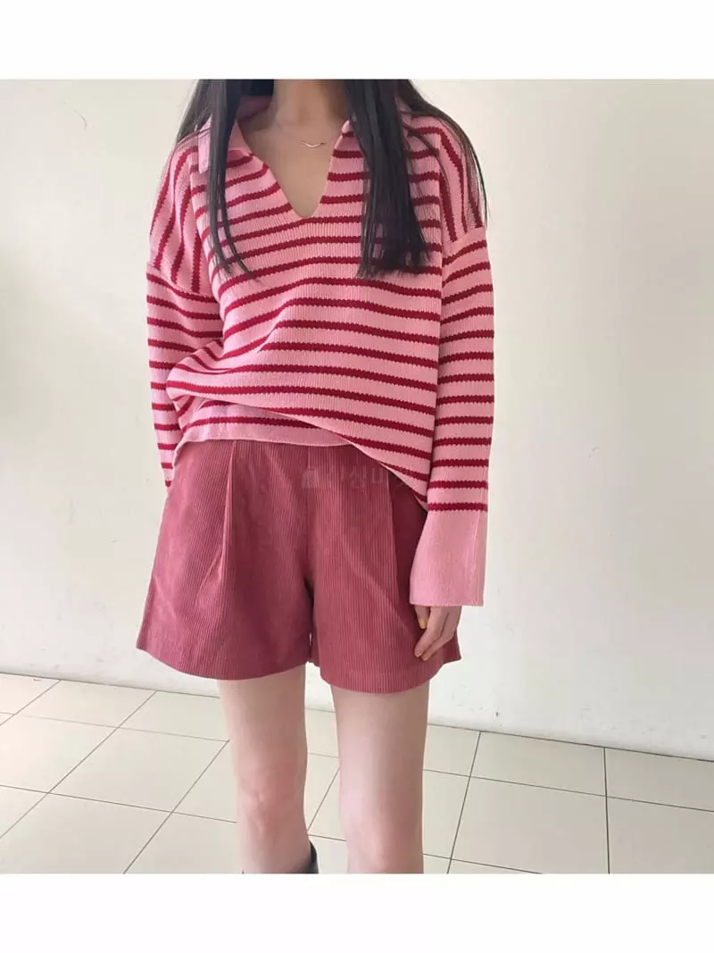 All Vibe - Korean Women Fashion - #womensfashion - Rib Shorts - 8