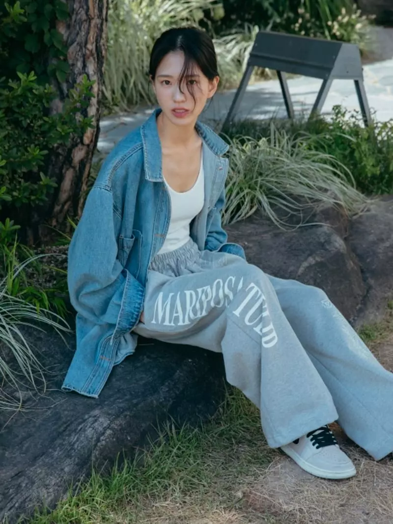 Almond Pepe - Korean Women Fashion - #momslook - Haper Denim Jacket Shirt - 2