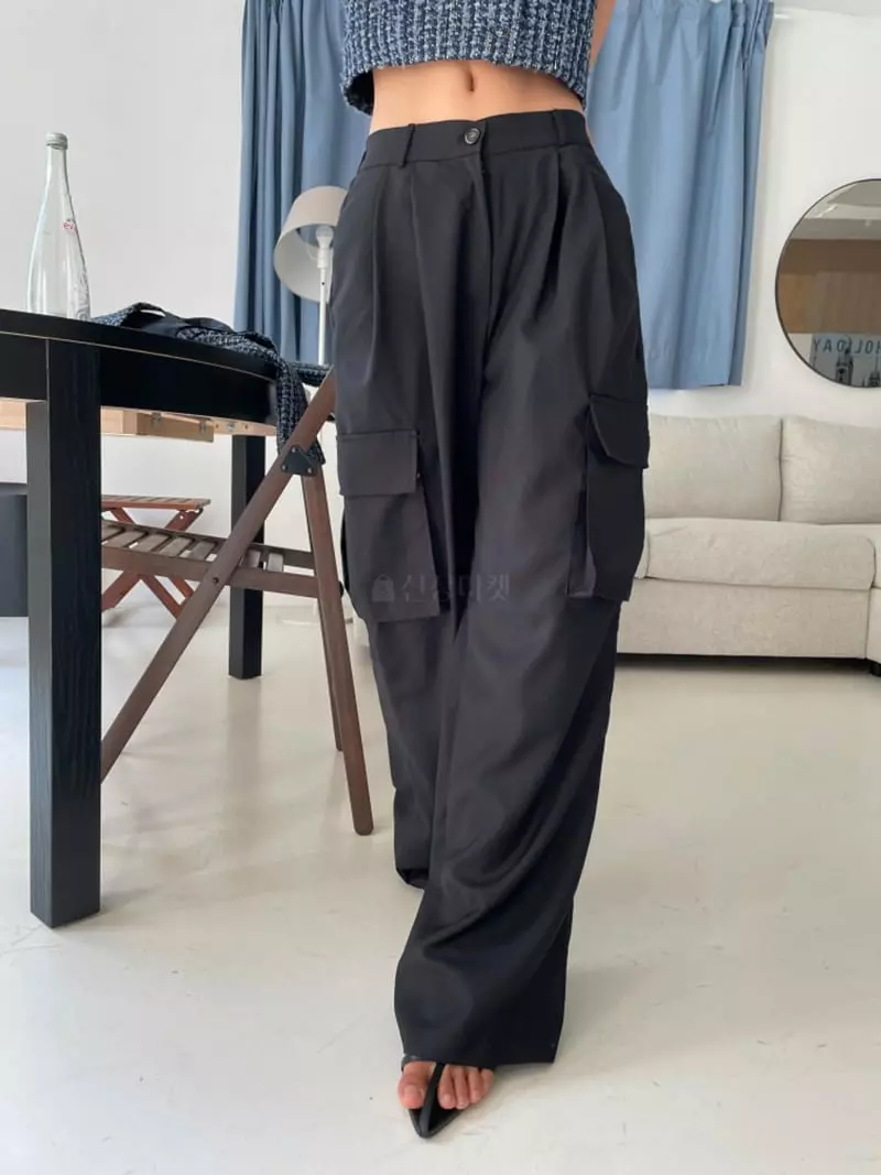 Almond Pepe - Korean Women Fashion - #momslook - Cargo Pants - 10
