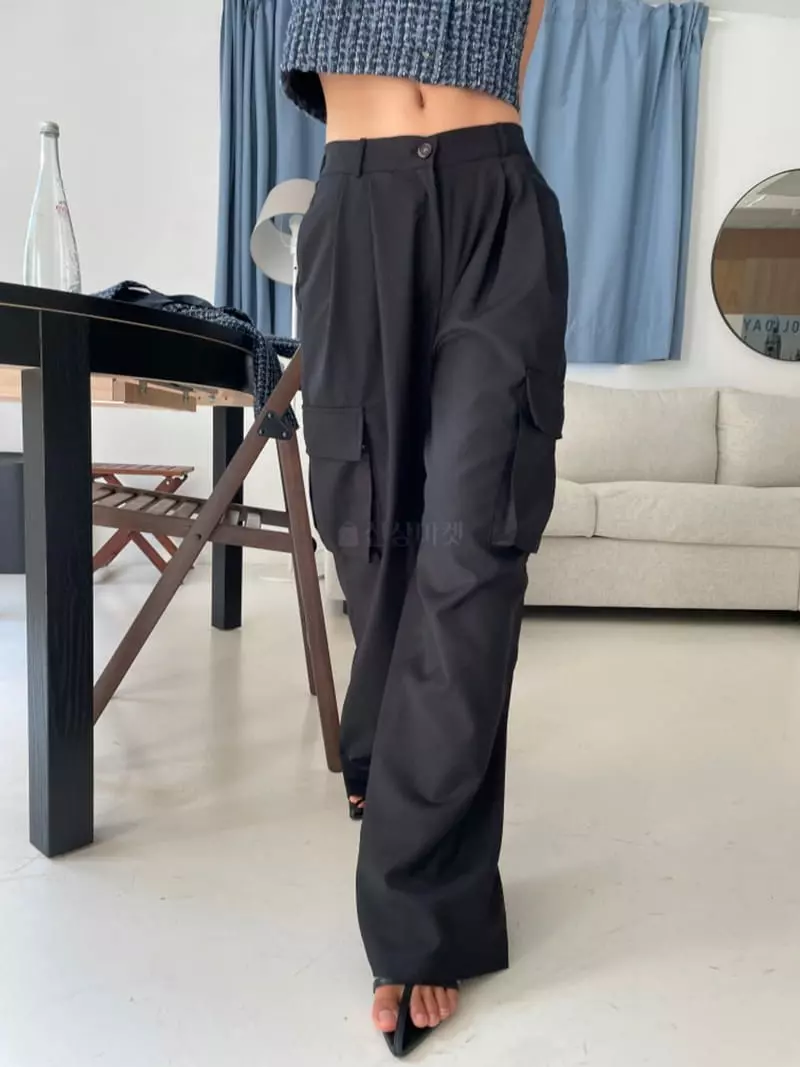 Almond Pepe - Korean Women Fashion - #momslook - Cargo Pants - 12