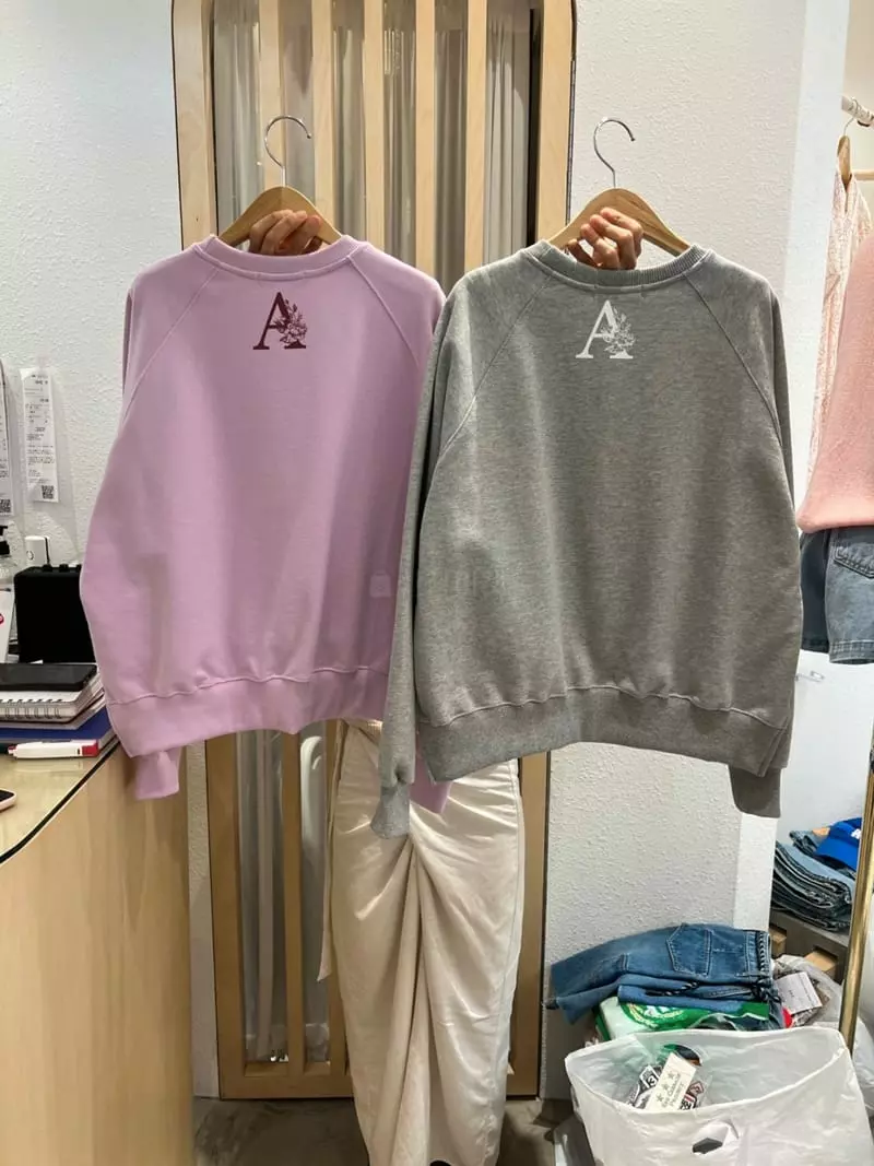 Almond Pepe - Korean Women Fashion - #momslook - Sentro Set Up Sweatshirt - 8