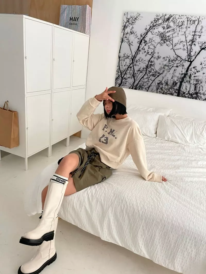 Almond Pepe - Korean Women Fashion - #womensfashion - 13 Sweatshirt - 4