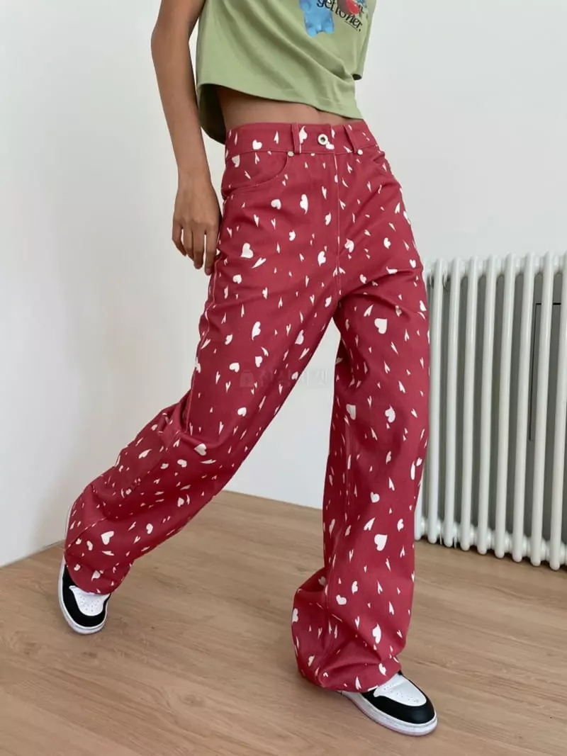Almond Pepe - Korean Women Fashion - #thelittlethings - Heart Pants - 12