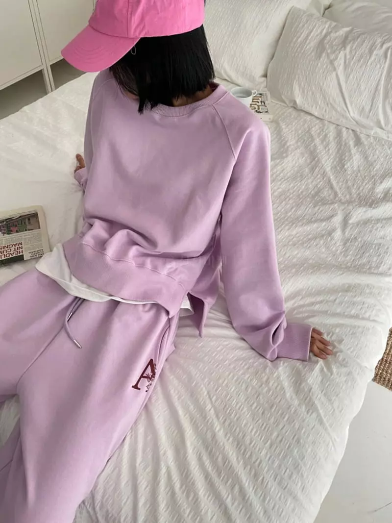 Almond Pepe - Korean Women Fashion - #womensfashion - Sentro Set Up Sweatshirt - 5