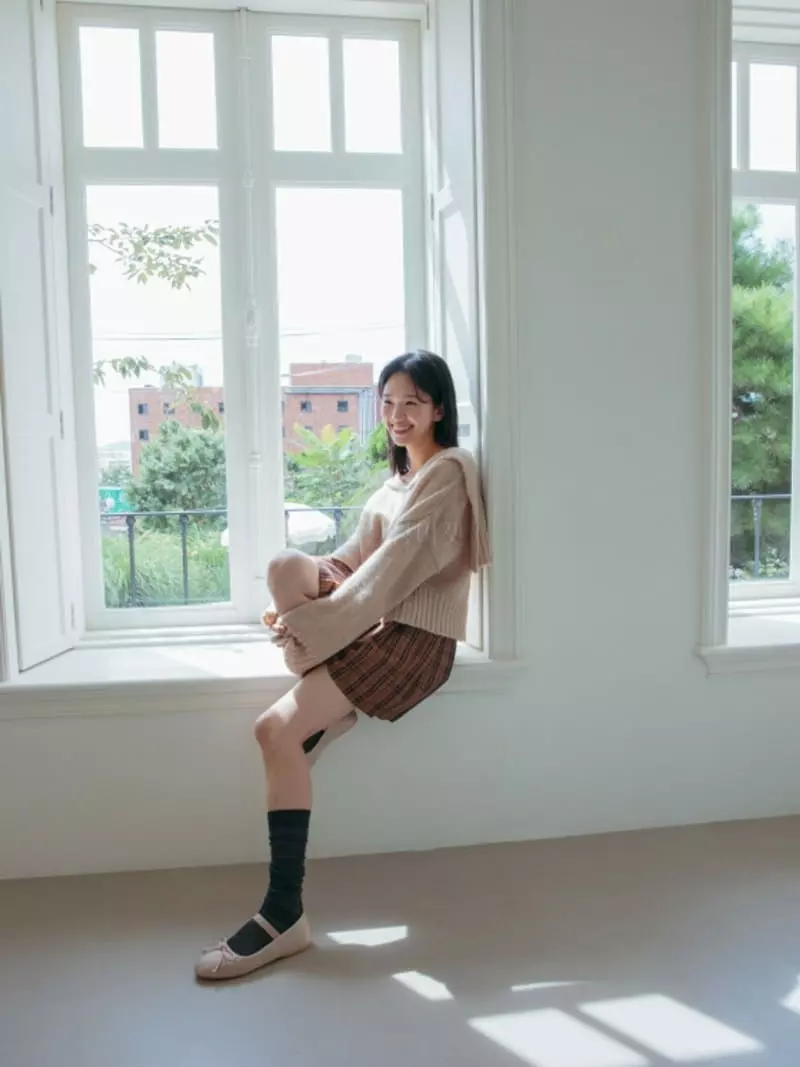 Almond Pepe - Korean Women Fashion - #womensfashion - Sailor Knit Tee - 12
