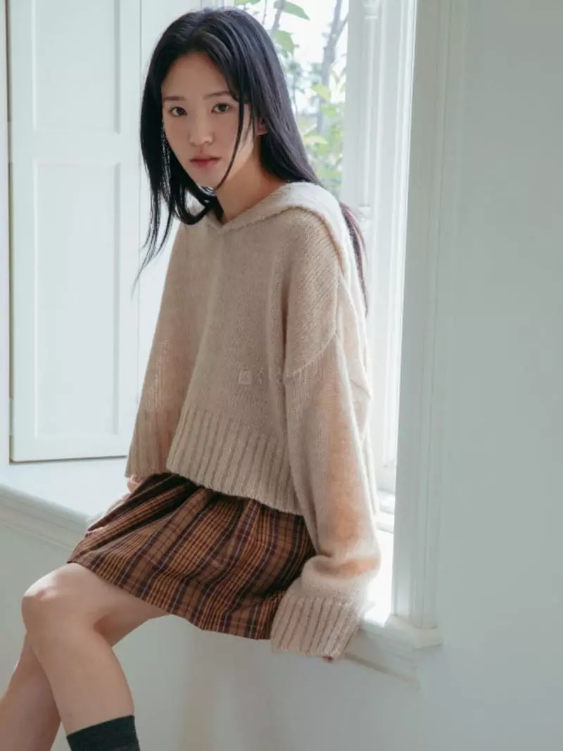 Almond Pepe - Korean Women Fashion - #womensfashion - Sailor Knit Tee - 8