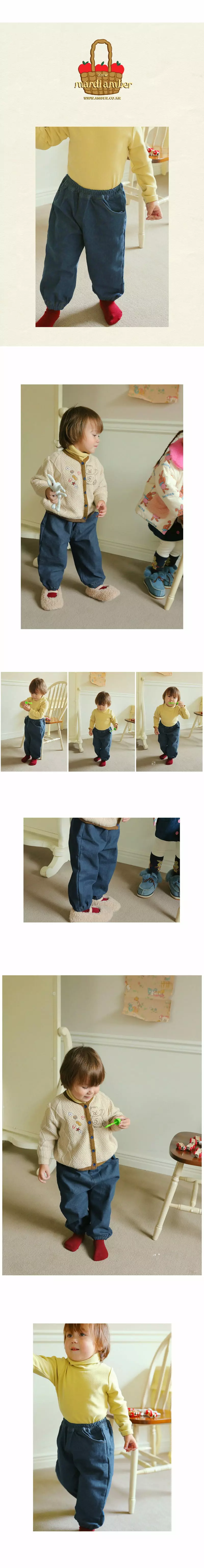 Amber - Korean Children Fashion - #childofig - Denim Jeans - 2