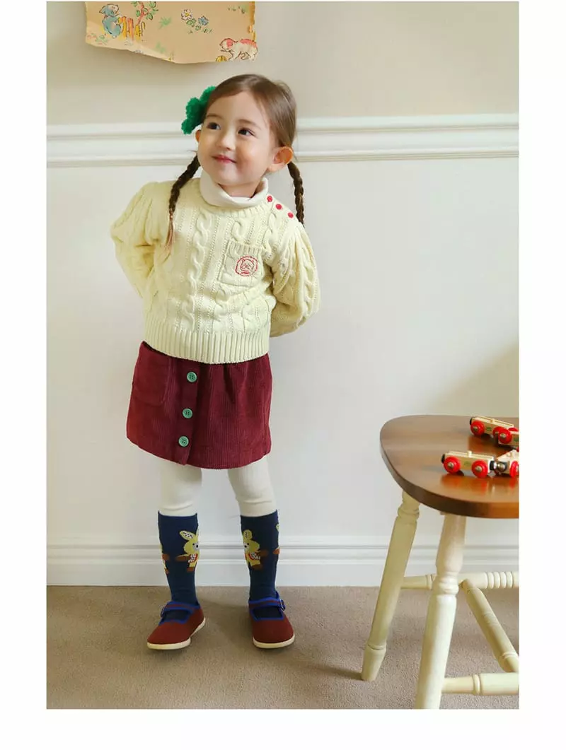 Amber - Korean Children Fashion - #childofig - Rapiel Knit Pullover