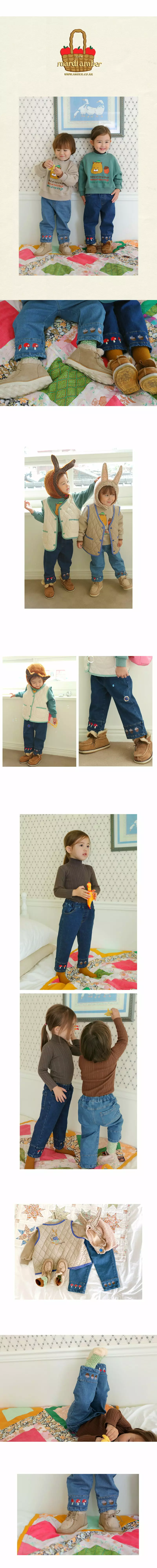 Amber - Korean Children Fashion - #kidzfashiontrend - Acorn Jeans - 2
