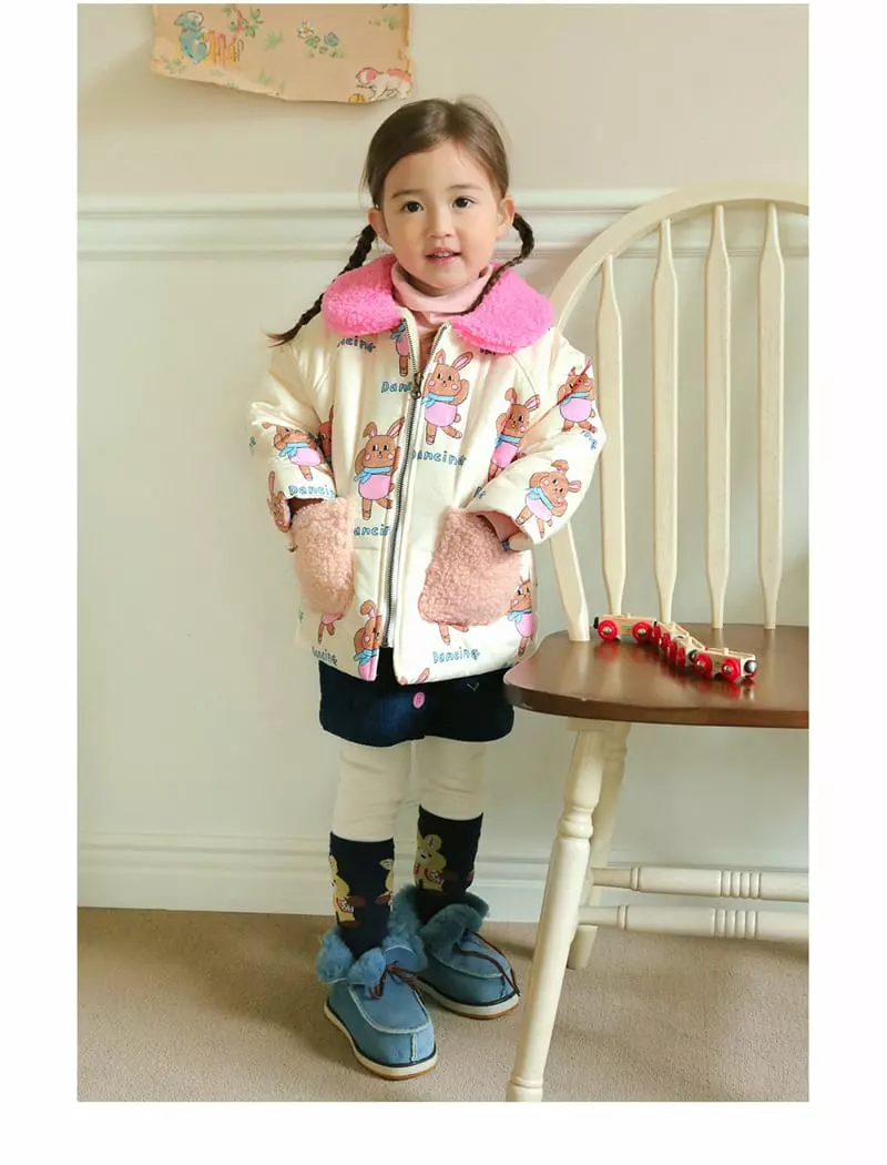 Amber - Korean Children Fashion - #todddlerfashion - Beren Quilting Jacket