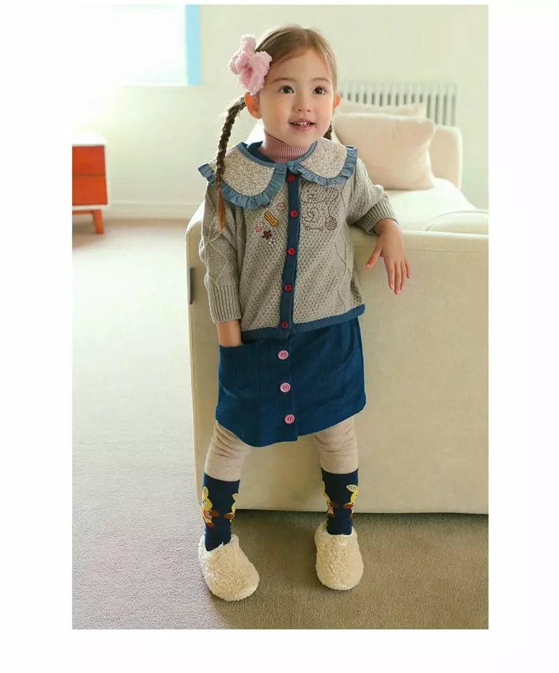 Amber - Korean Children Fashion - #toddlerclothing - Toto Knit Cardigan