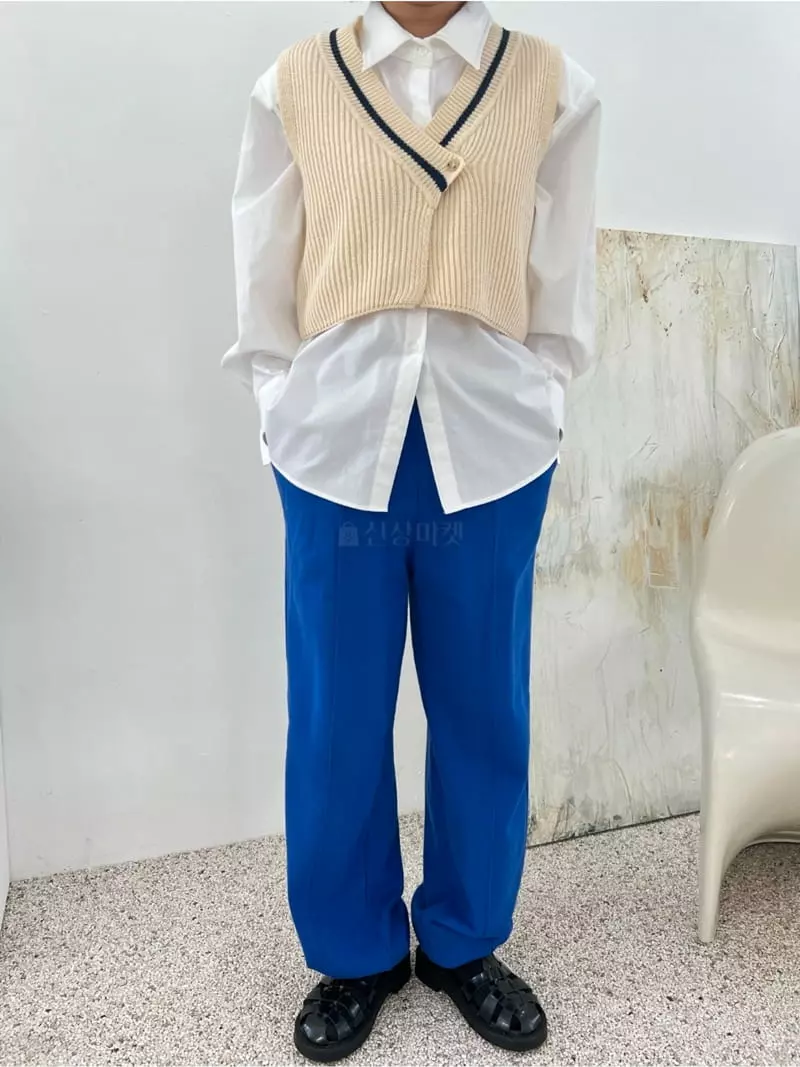 Analog Beige - Korean Women Fashion - #momslook - Pintuck Pants - 3