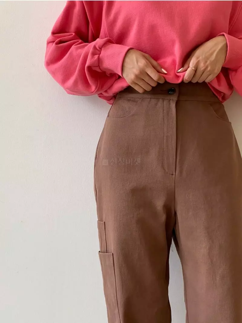 Analog Beige - Korean Women Fashion - #momslook - Cargo Pants - 5