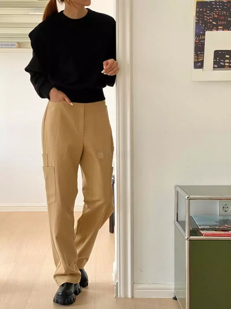 Analog Beige - Korean Women Fashion - #momslook - Cargo Pants - 7