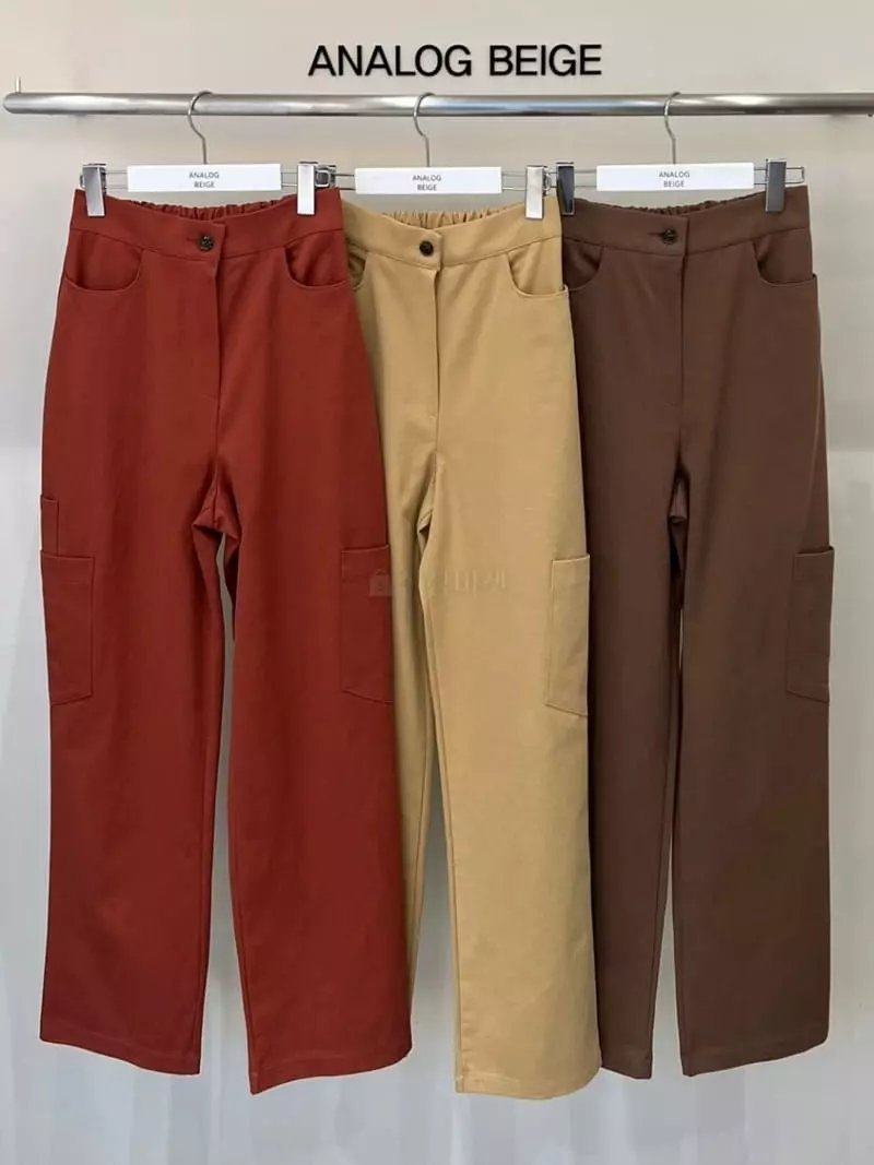 Analog Beige - Korean Women Fashion - #momslook - Cargo Pants - 9