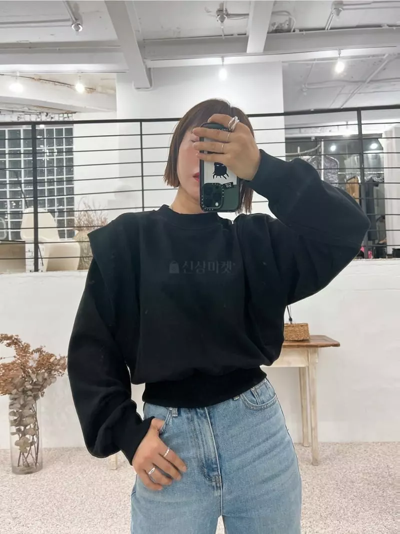 Analog Beige - Korean Women Fashion - #momslook - Slit Sweatshirt - 10
