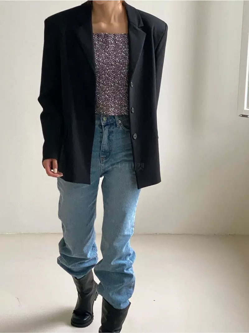 Analog Beige - Korean Women Fashion - #momslook - Square Blouse - 10