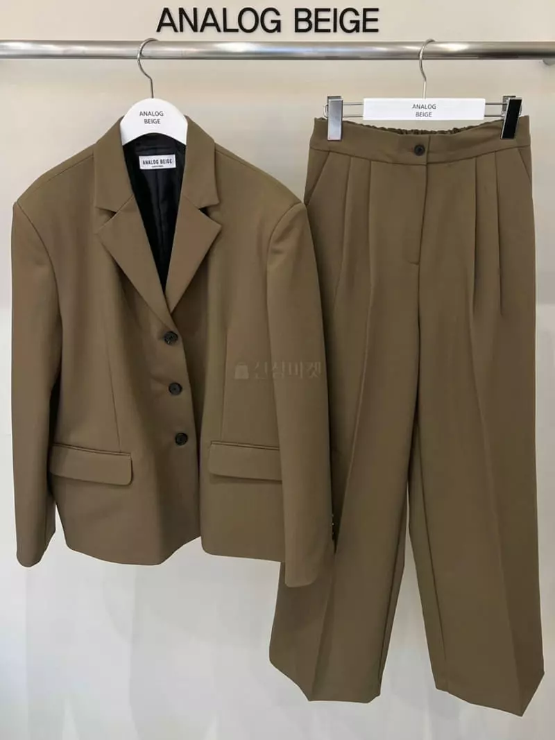 Analog Beige - Korean Women Fashion - #momslook - Sage Set UP - 10
