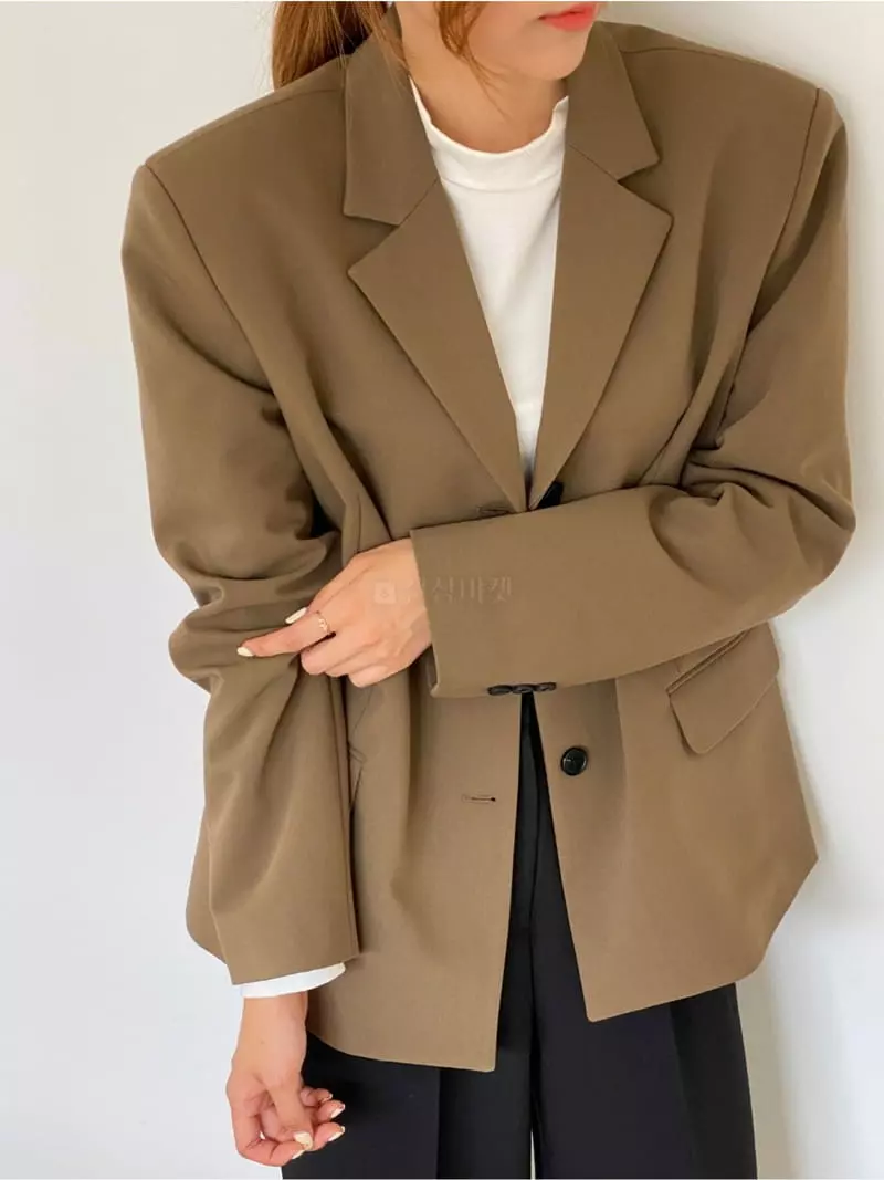 Analog Beige - Korean Women Fashion - #momslook - Sage Jacket - 8