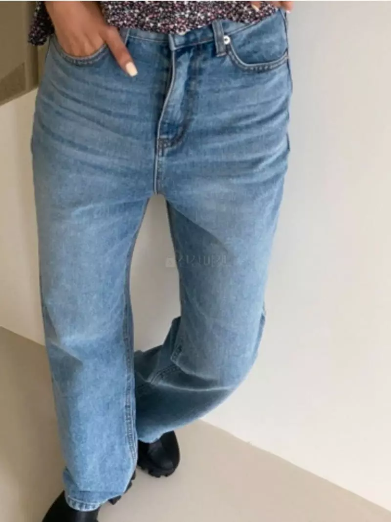 Analog Beige - Korean Women Fashion - #momslook - Basic Jeans - 11
