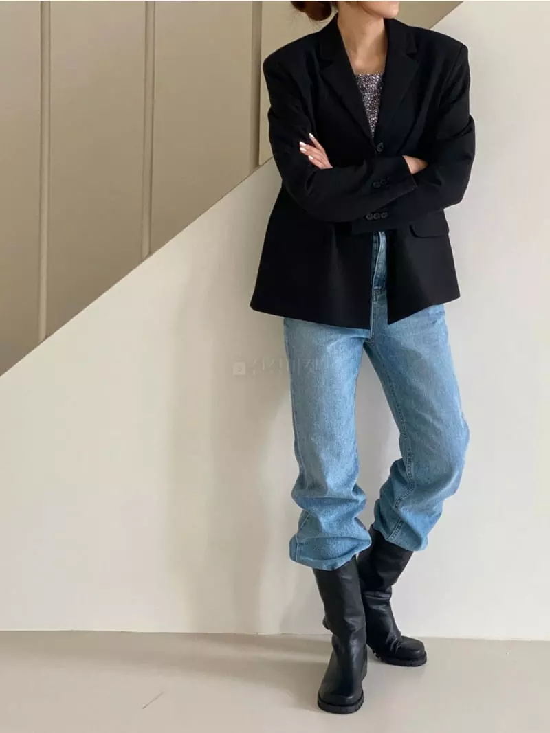Analog Beige - Korean Women Fashion - #momslook - Basic Jeans - 7